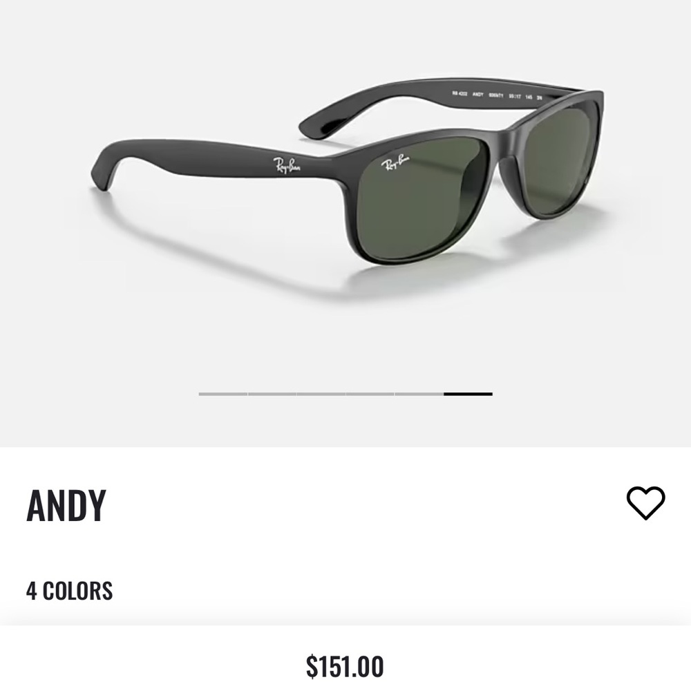 Ray Ban Andy ORB4202 -606971BLACK